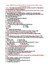 Câu hỏi trắc nghiệm Lịch sử 11 - Bài 23 Phong trào yêu nước và cách mạng ở Việt Nam từ đầu XX đến 1914